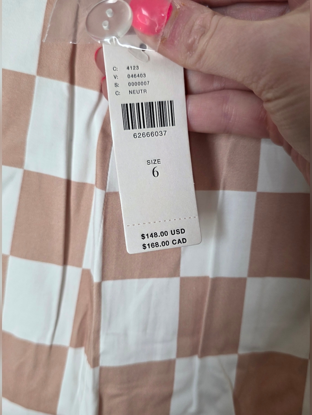 New Anthropologie Hutch Checkered Pants - Picture 3 of 11